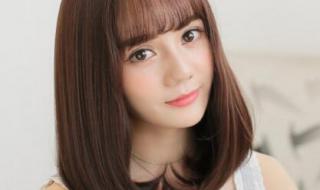 直刘海适合什么发型